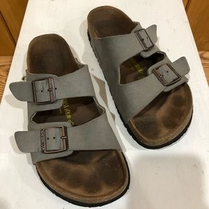 Gray Arizona birkenstocks